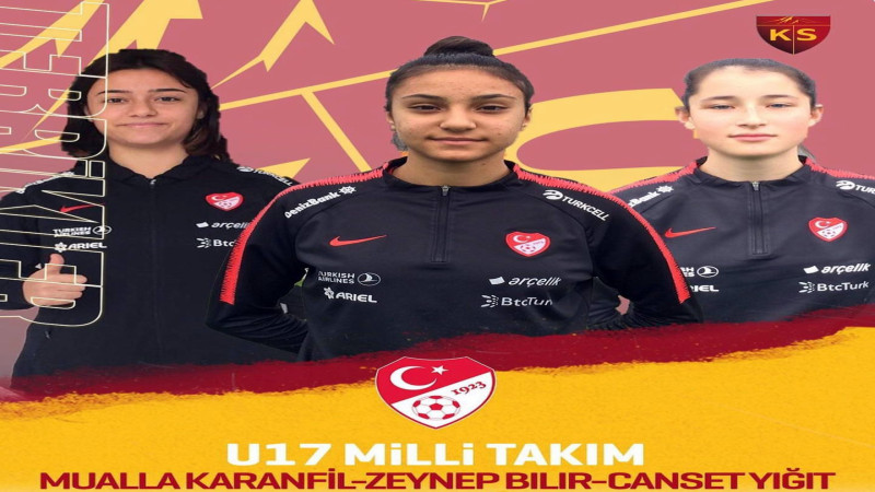 Kayserispor’dan Kadın Milli Takıma 3 isim