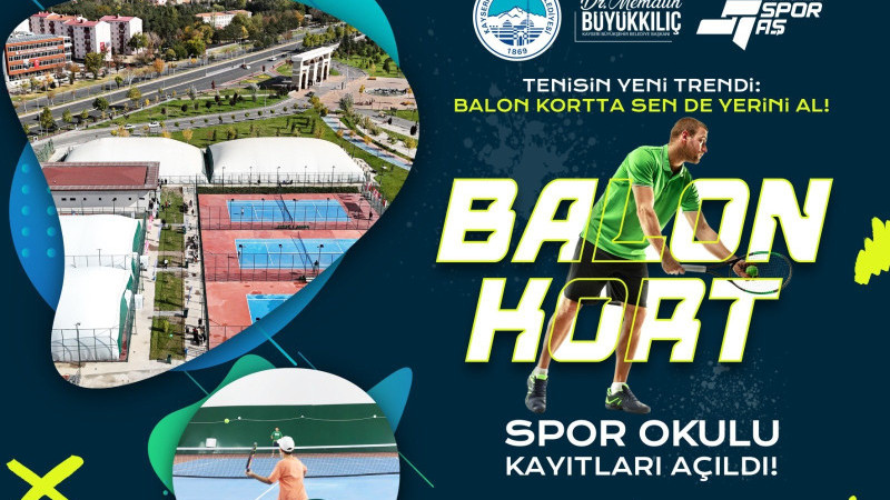 SPOR A.Ş., MİLLET BAHÇESİ TENİS SPOR OKULU 2. GÜZ DÖNEMİ KAYITLARINI BAŞLATTI