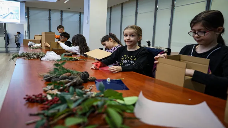 Çocuklar bir günlüğüne mimar oldu