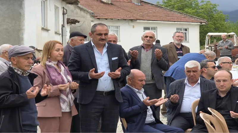Bayramda yağmur şükür duası yapıldı