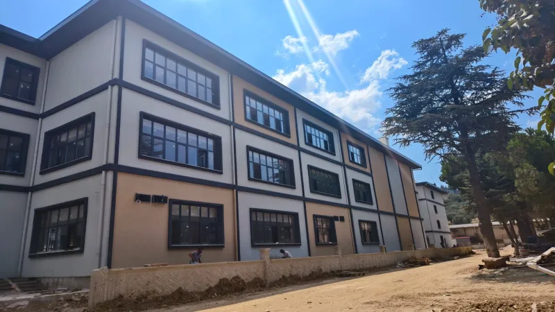 Gemlik’te 500 kişilik öğrenci yurdunda sona doğru